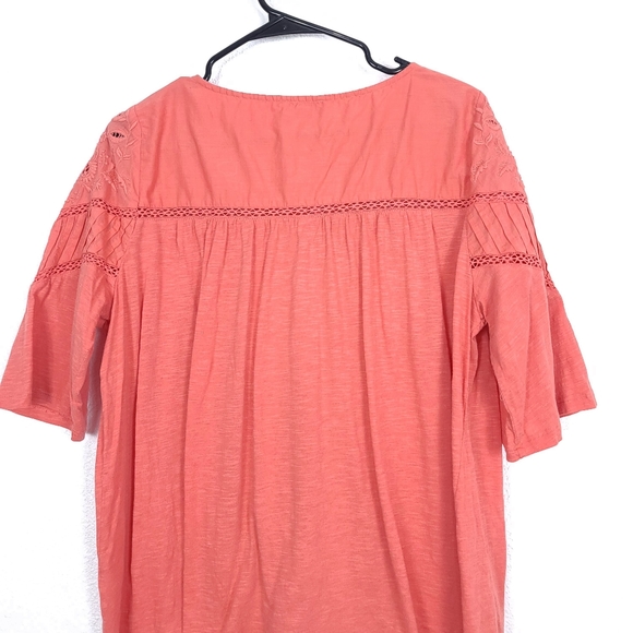 Beautiful Sundance Coral Blouse - Picture 11 of 12